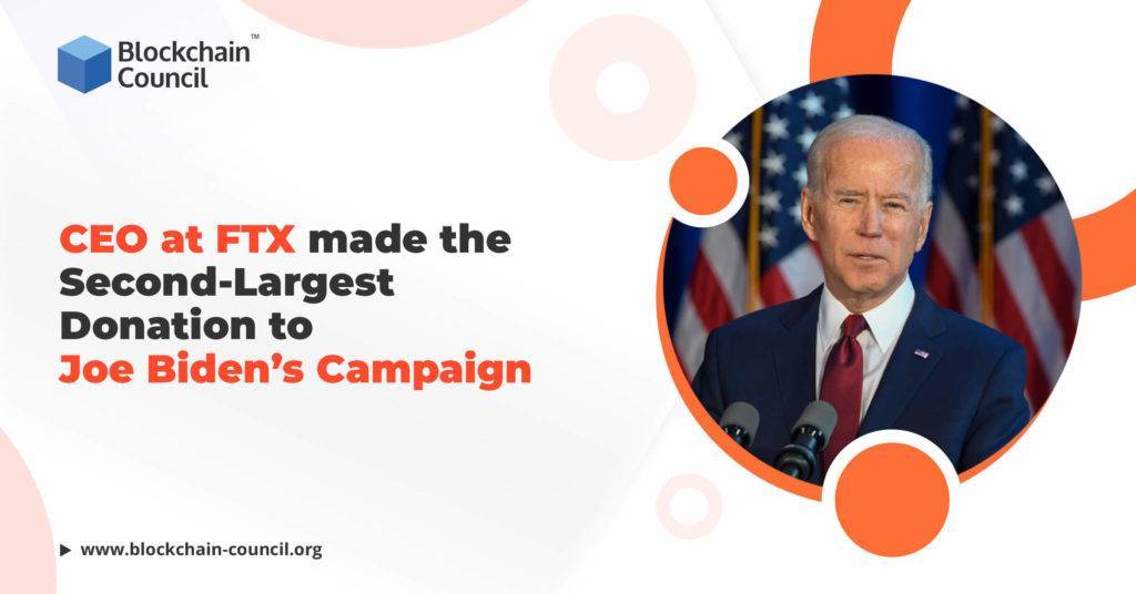 Crypto exchange FTX falls among the Joe Bidens leading contributors